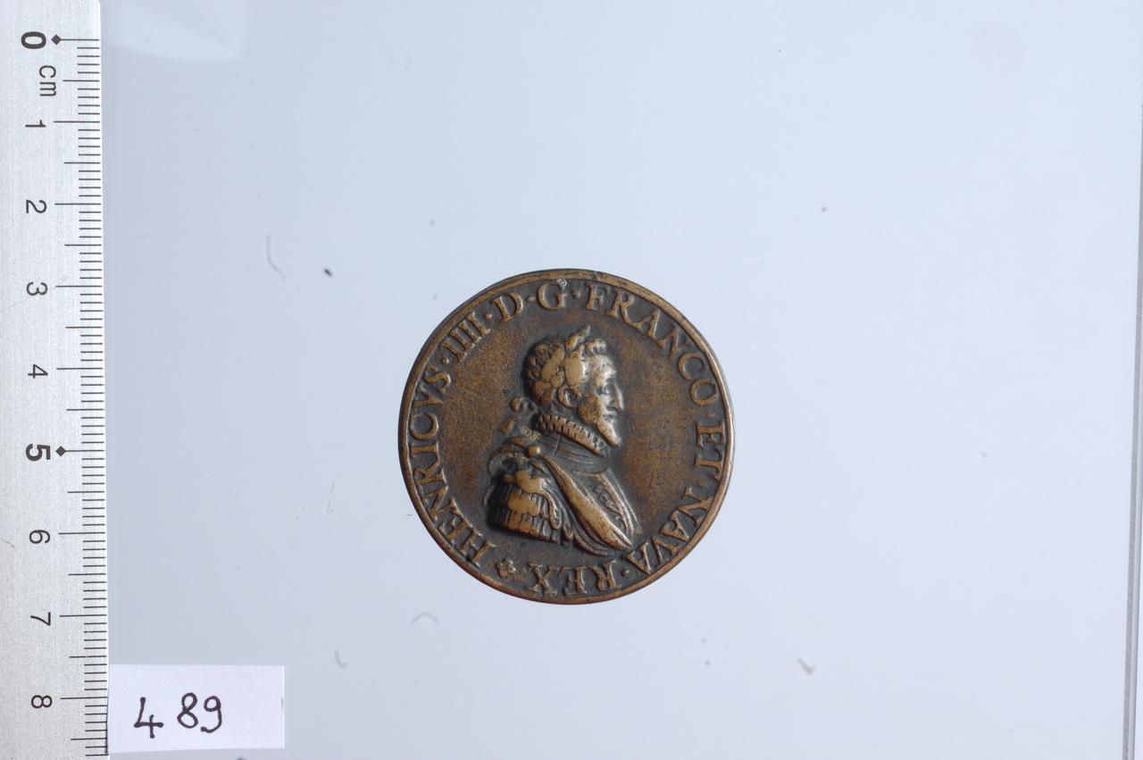 medaglia - produzione francese (seconda metà sec. XVI)