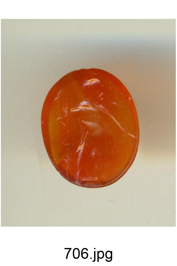 figura maschile nuda (gemma) - produzione italiana (secc. XVI/ XVII)