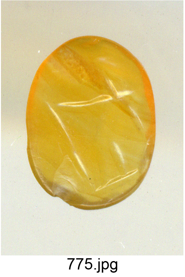 figura maschile nuda (gemma) - produzione italiana (secc. XVI/ XVIII)