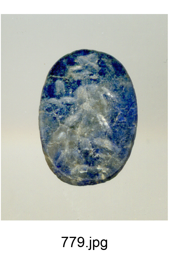 figura maschile (gemma) - produzione italiana (secc. XVI/ XVII)