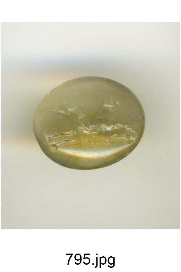 cani (gemma) - produzione romana (secc. II a.C./ I a.C)