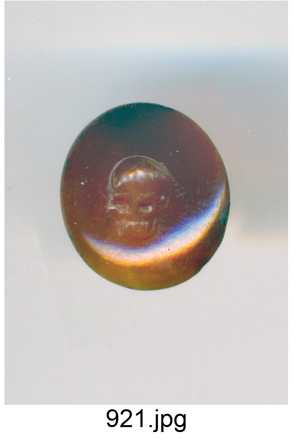 teschio (gemma) - produzione romana (sec. I a.C)