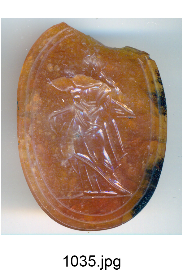 Madonna con Bambino (gemma) - produzione italiana (secc. XVI/ XIX)