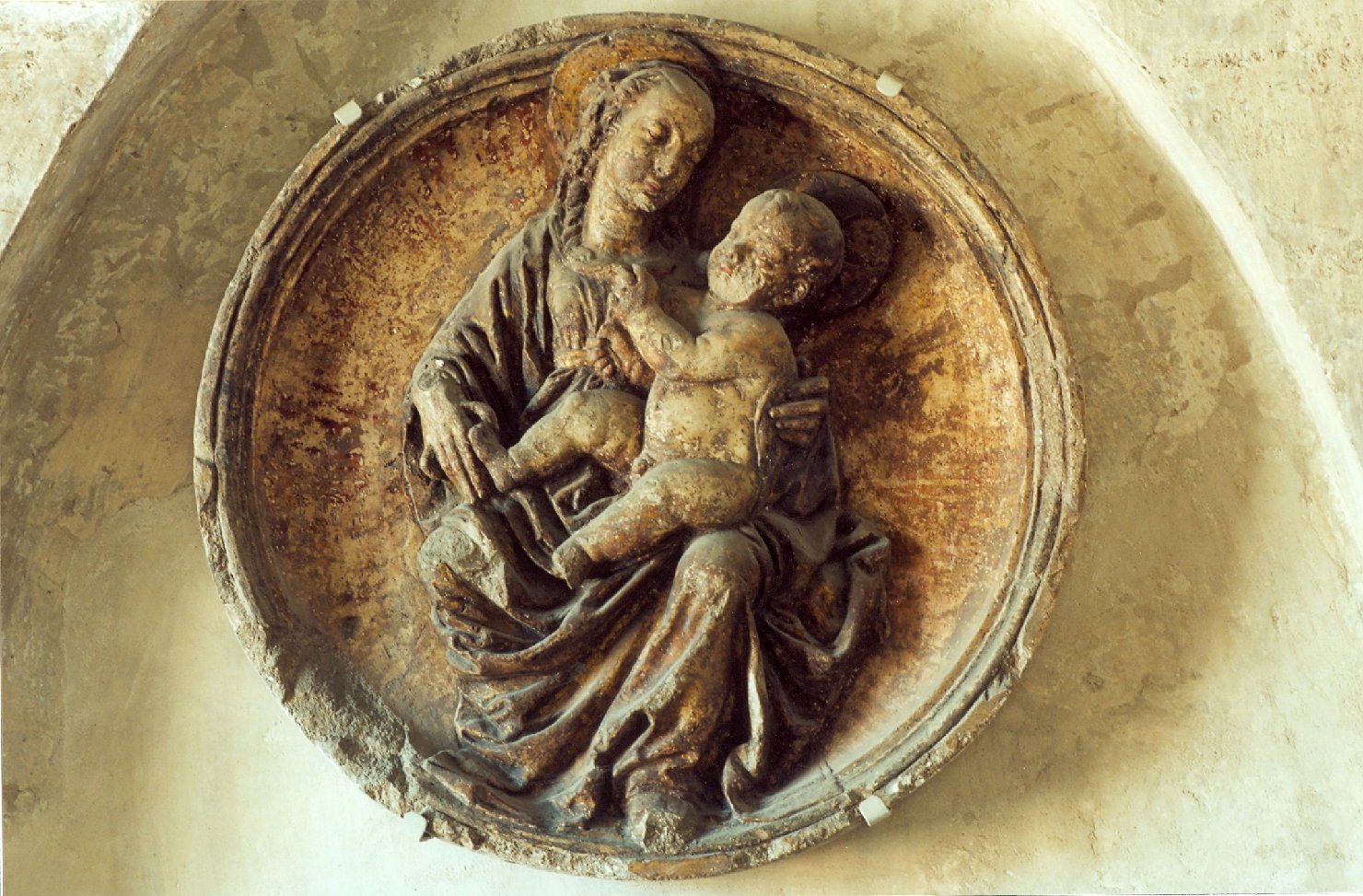 Madonna con Bambino (rilievo) - ambito toscano (sec. XVI)