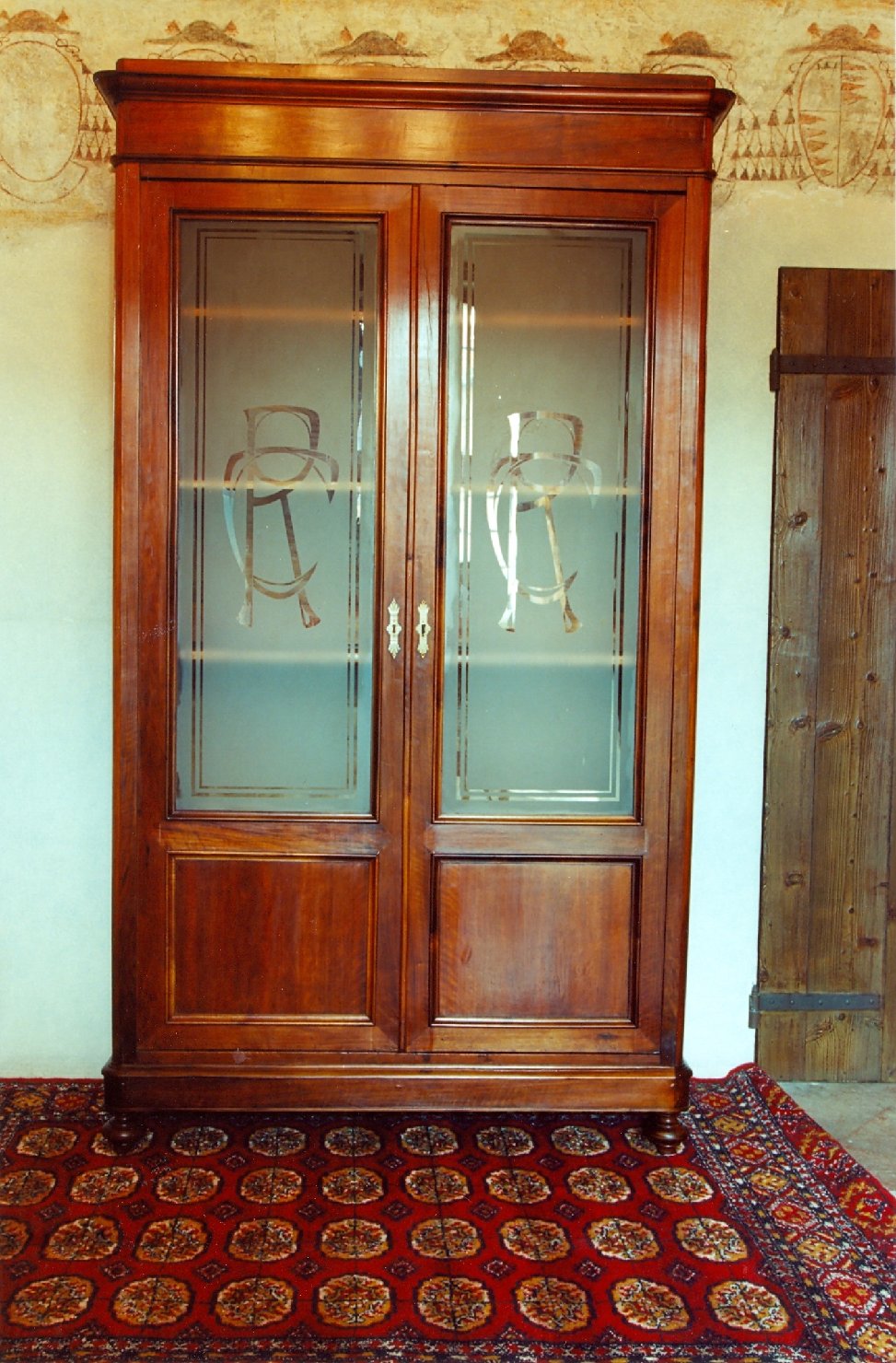 mobile con vetrina - bottega emiliana (inizio sec. XX)