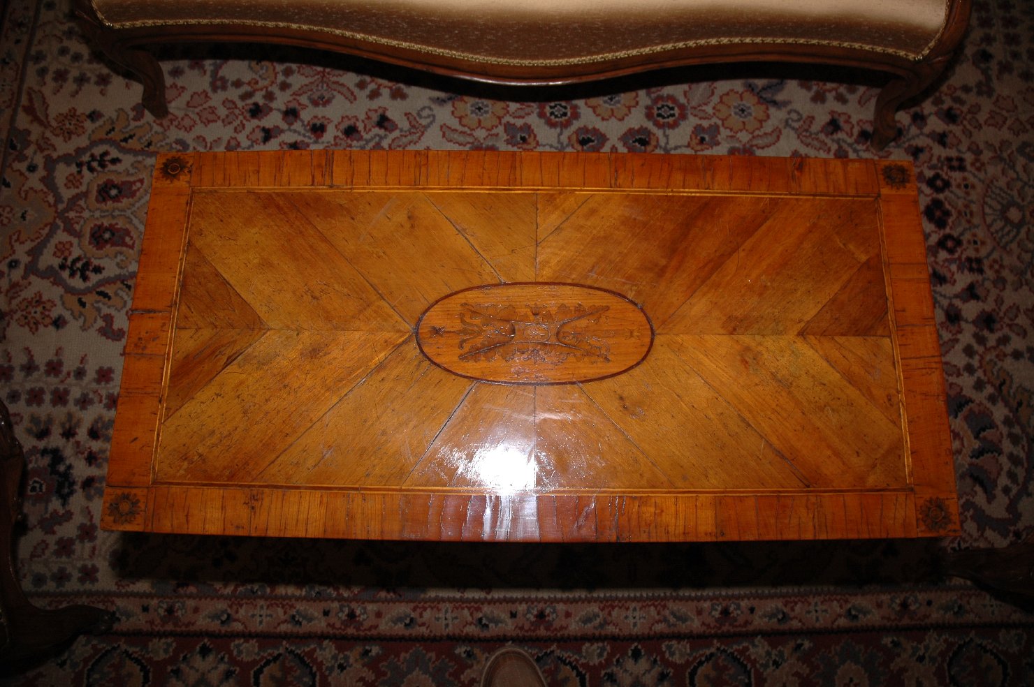 tavolino - bottega modenese (metà sec. XIX)