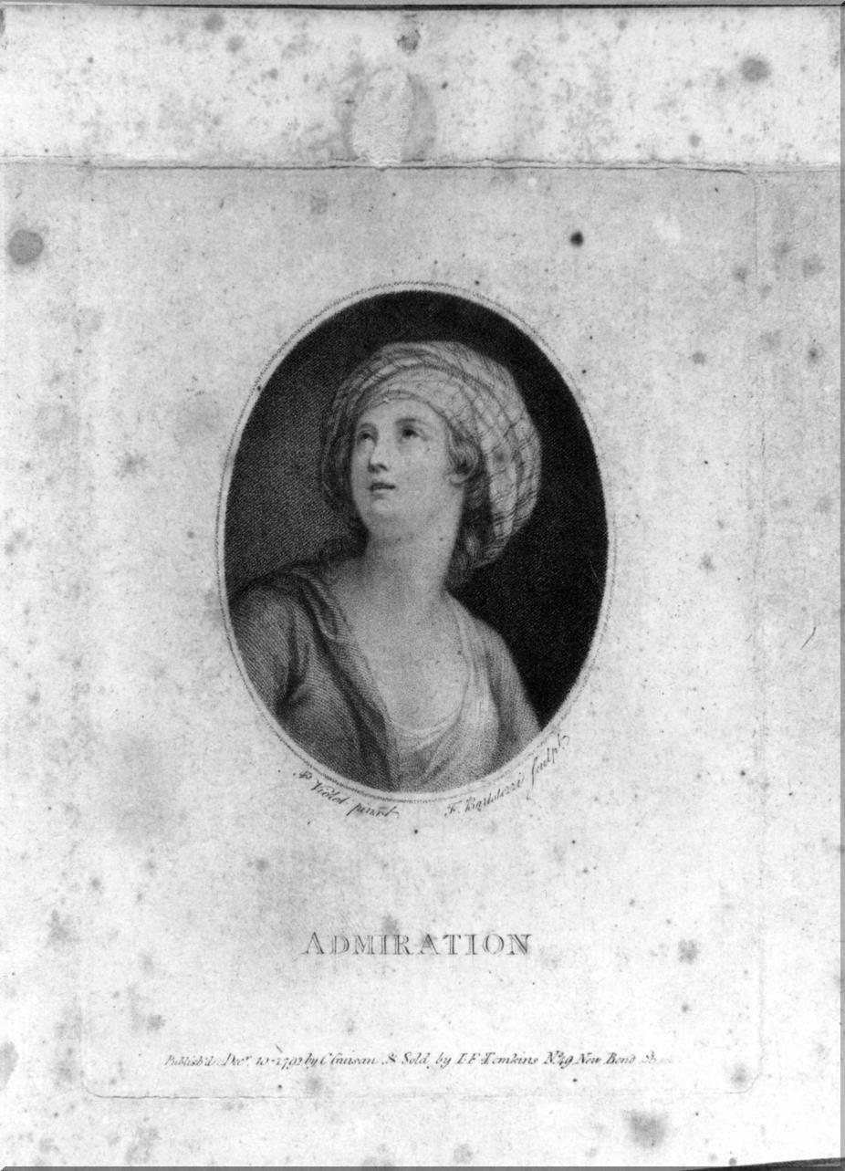 figura allegorica femminile (stampa, serie) di Bartolozzi Francesco, Violet Pierre Noel (sec. XVIII)