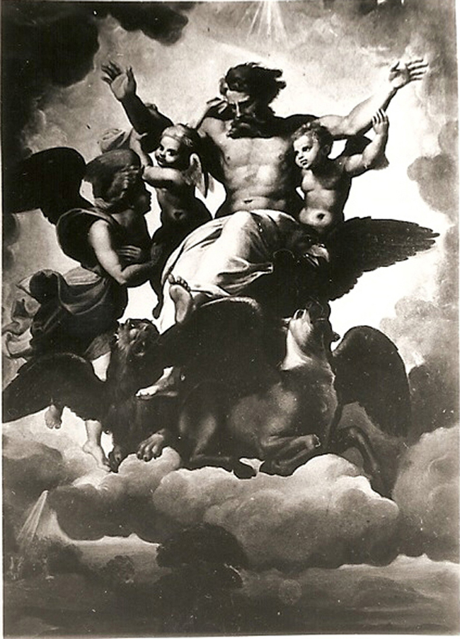 visione di Ezechiele (dipinto, opera isolata) - ambito Italia centrale (?) (seconda metà sec. XVI)