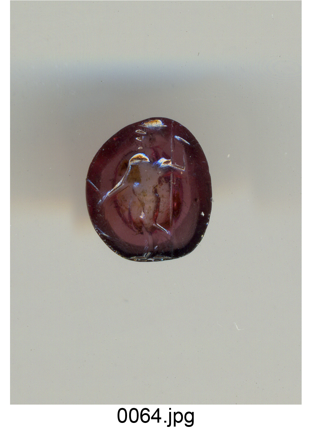 figura maschile nuda (gemma) - bottega Italia settentrionale (secc. XVI/ XVII)