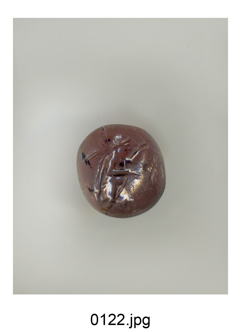 Amorino con farfalla (gemma) - bottega Italia settentrionale (secc. XVI/ XVII)