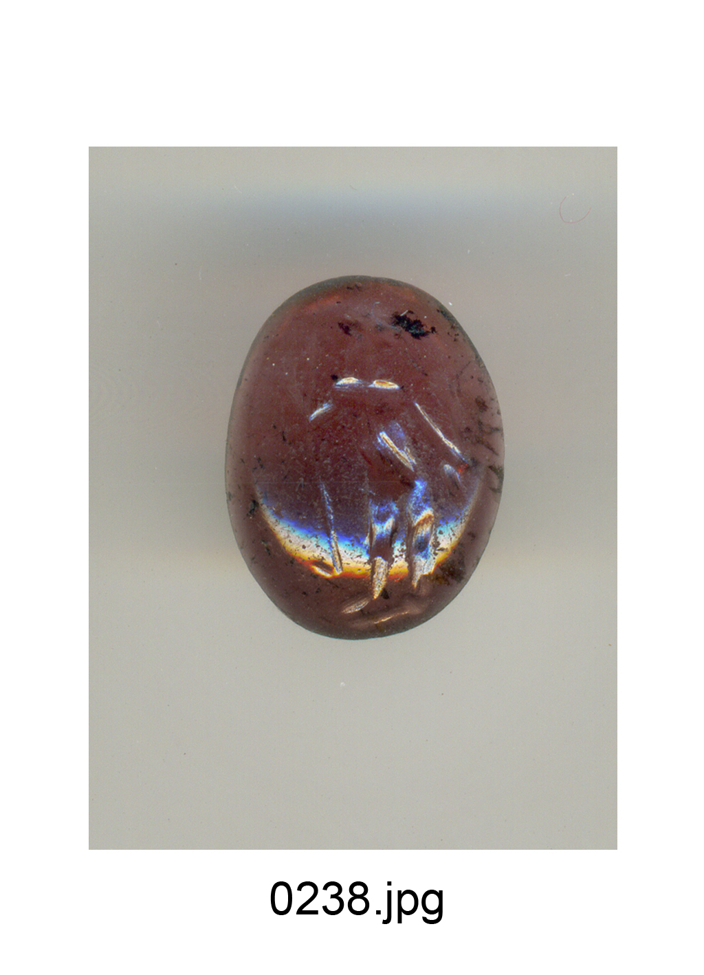 figura maschile nuda (gemma) - bottega Italia settentrionale (secc. XVI/ XVII)