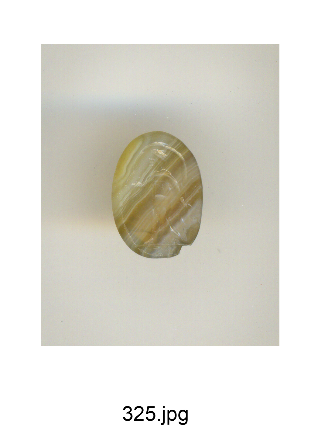 figura maschile nuda (gemma) - produzione italiana (secc. XVI/ XVII)