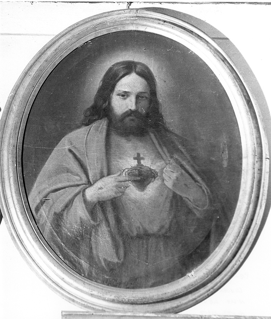 Sacro Cuore di Gesù (dipinto) di Scherer Giorgio (sec. XIX)
