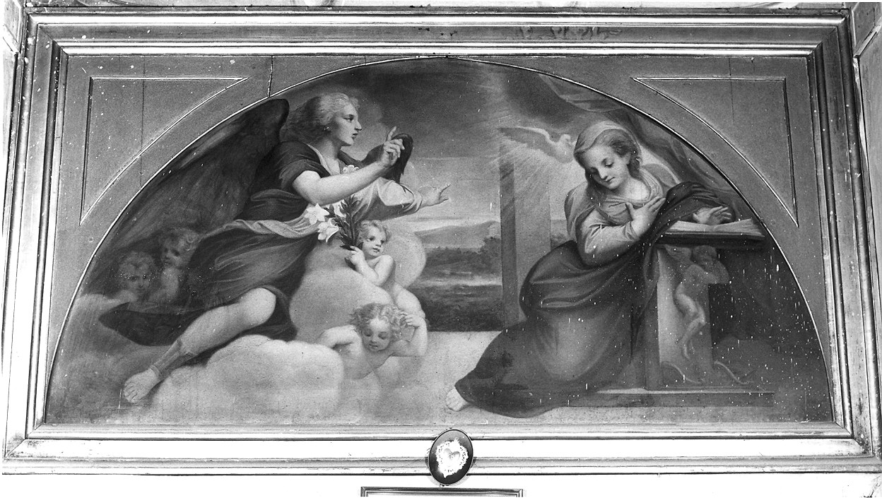 Annunciazione (dipinto) di Affanni Ignazio (seconda metà sec. XIX)