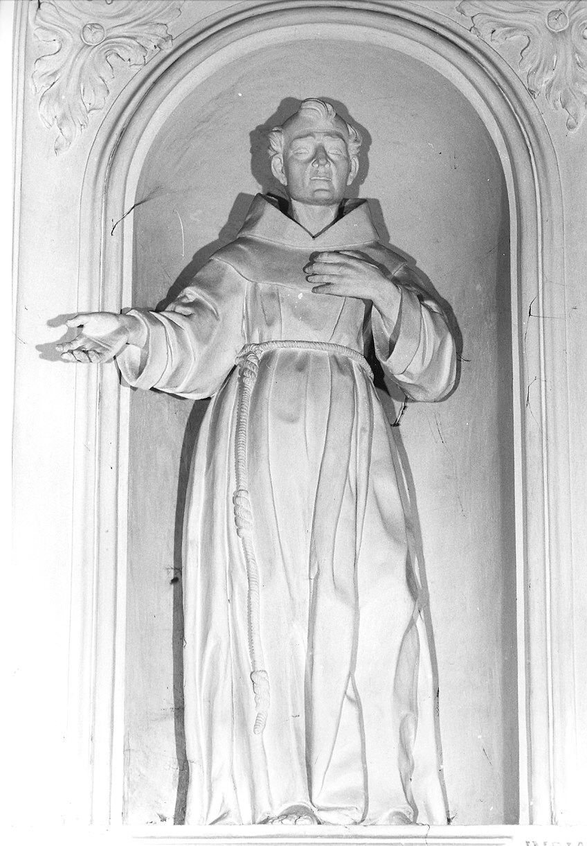 San Pietro d'Alcantara (statua) di Reti Domenico (attribuito) (metà sec. XVII)