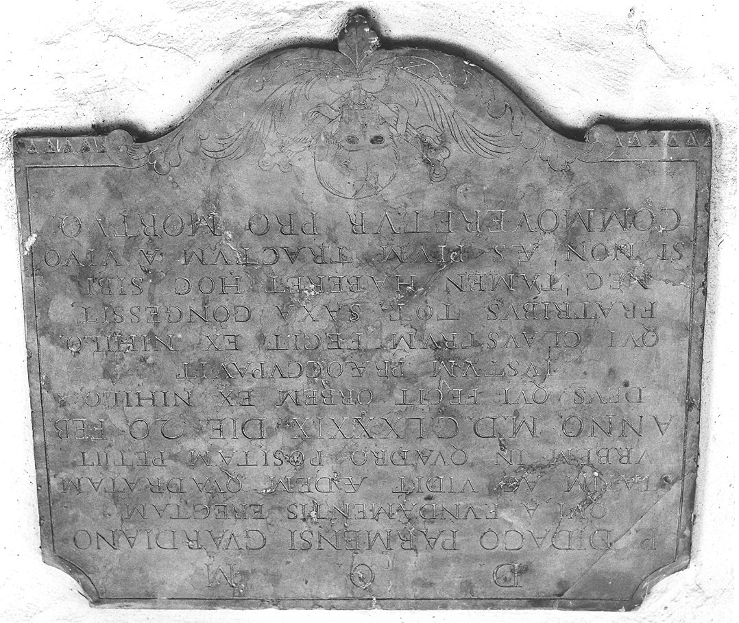lapide - ambito parmense (sec. XVII)