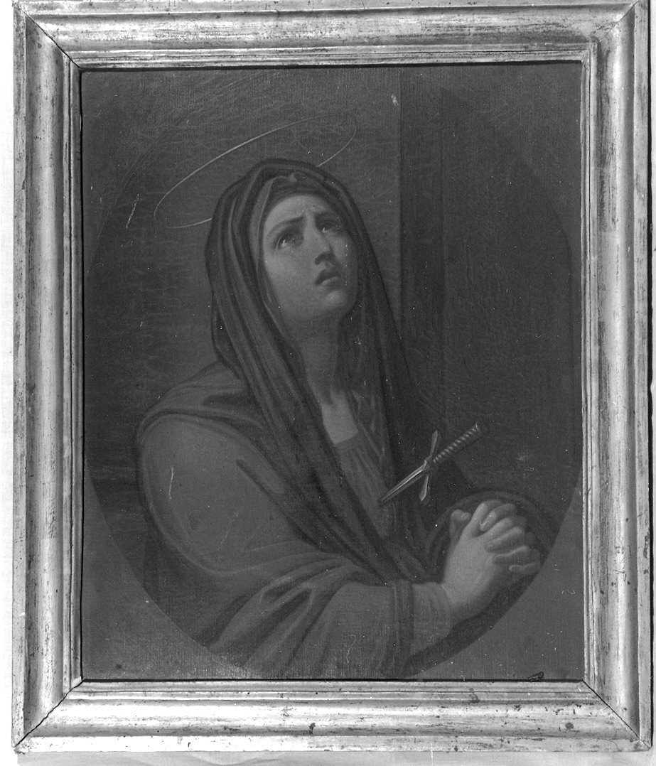 Madonna Addolorata (dipinto) di Borghesi Giovan Battista (prima metà sec. XIX)