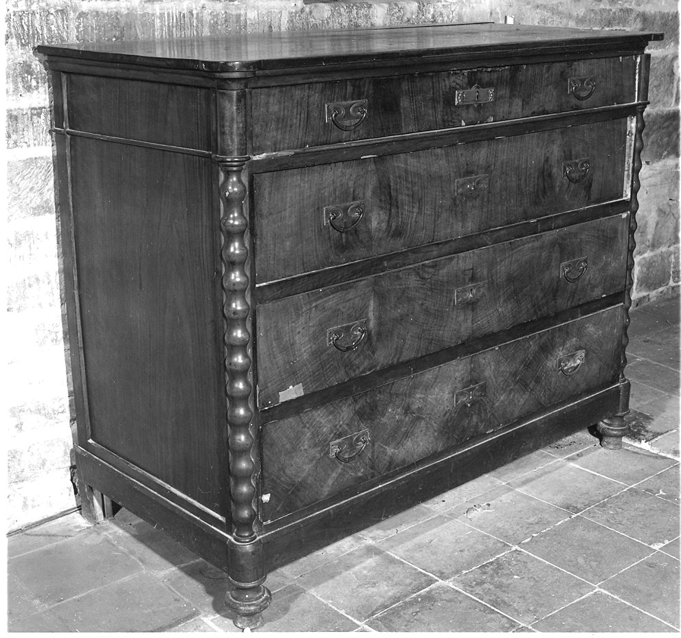 cassettone - ambito parmense (fine/inizio secc. XIX/ XX)