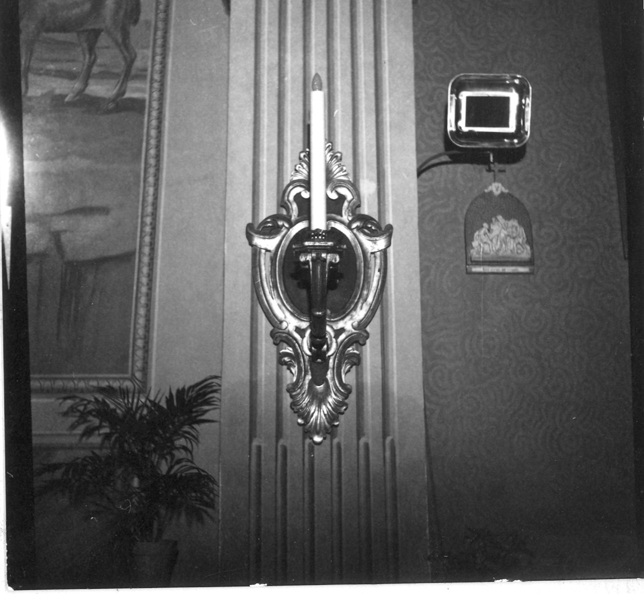 candeliere da parete, serie - ambito parmense (seconda metà sec. XVIII)