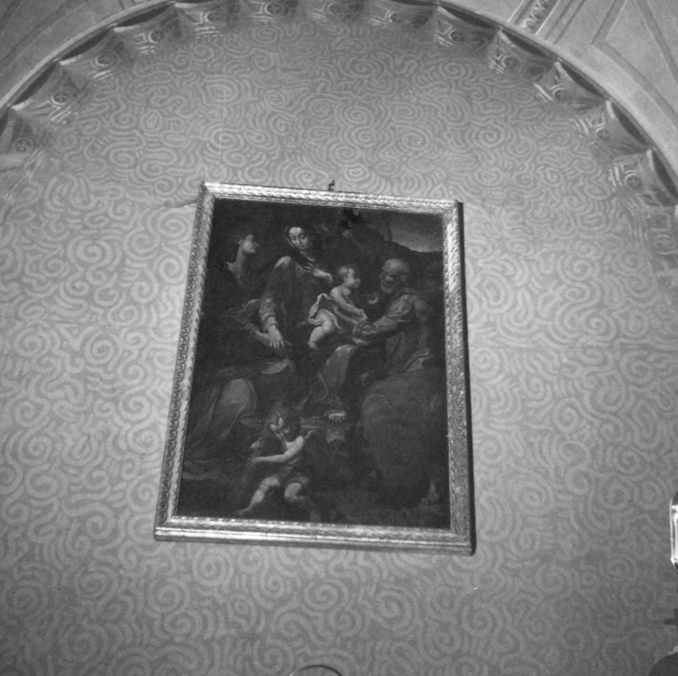 Sacra Famiglia con Santa Barbara (dipinto) - ambito parmense (seconda metà sec. XVII)