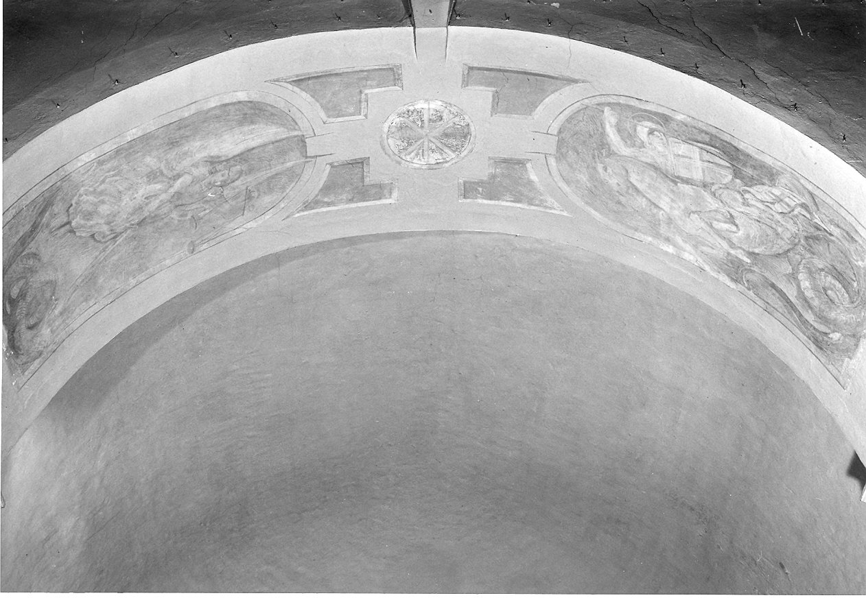 San Michele Arcangelo//San Giorgio (dipinto) di Barilli Latino (sec. XX)