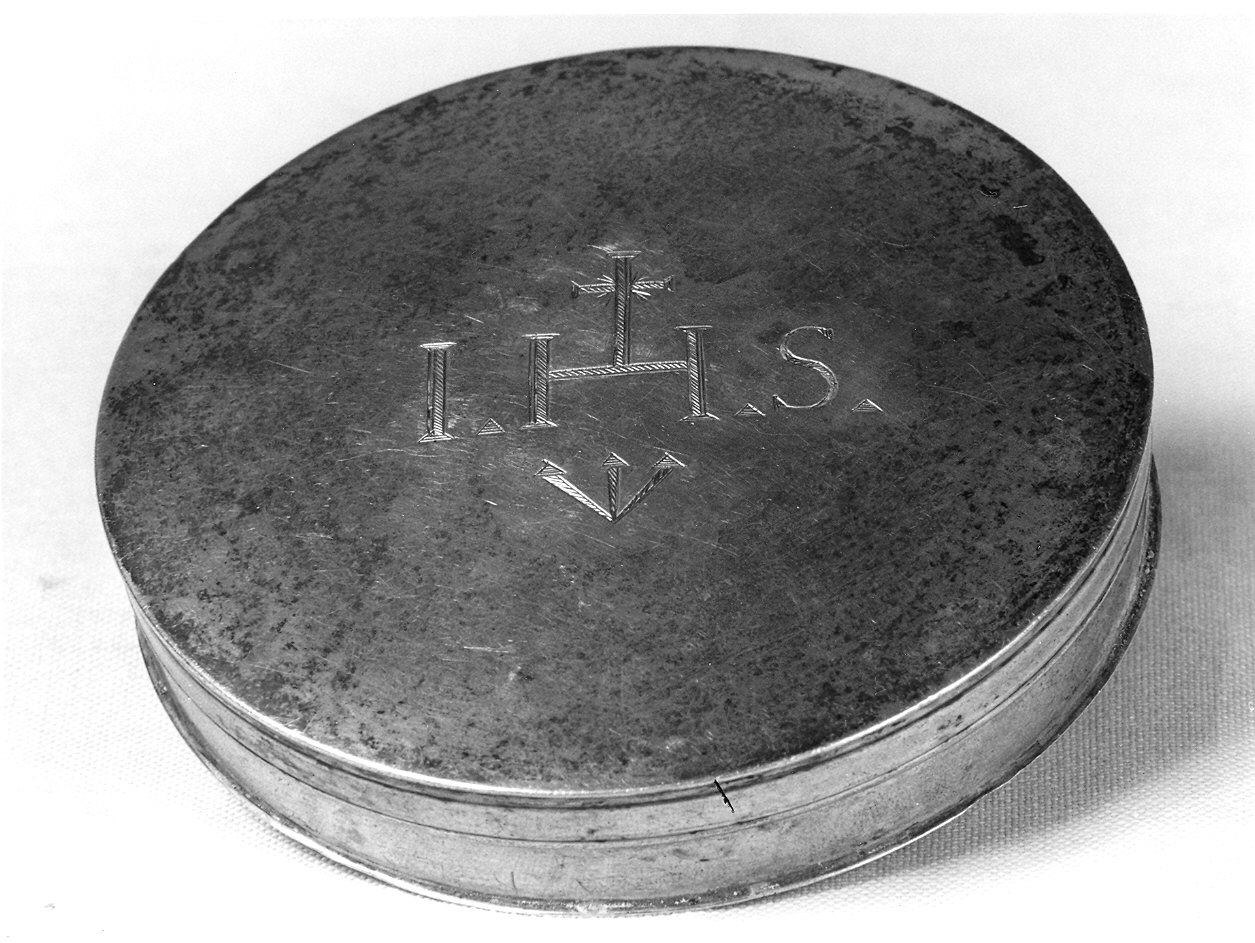 scatola per ostie - ambito parmense (inizio sec. XIX)