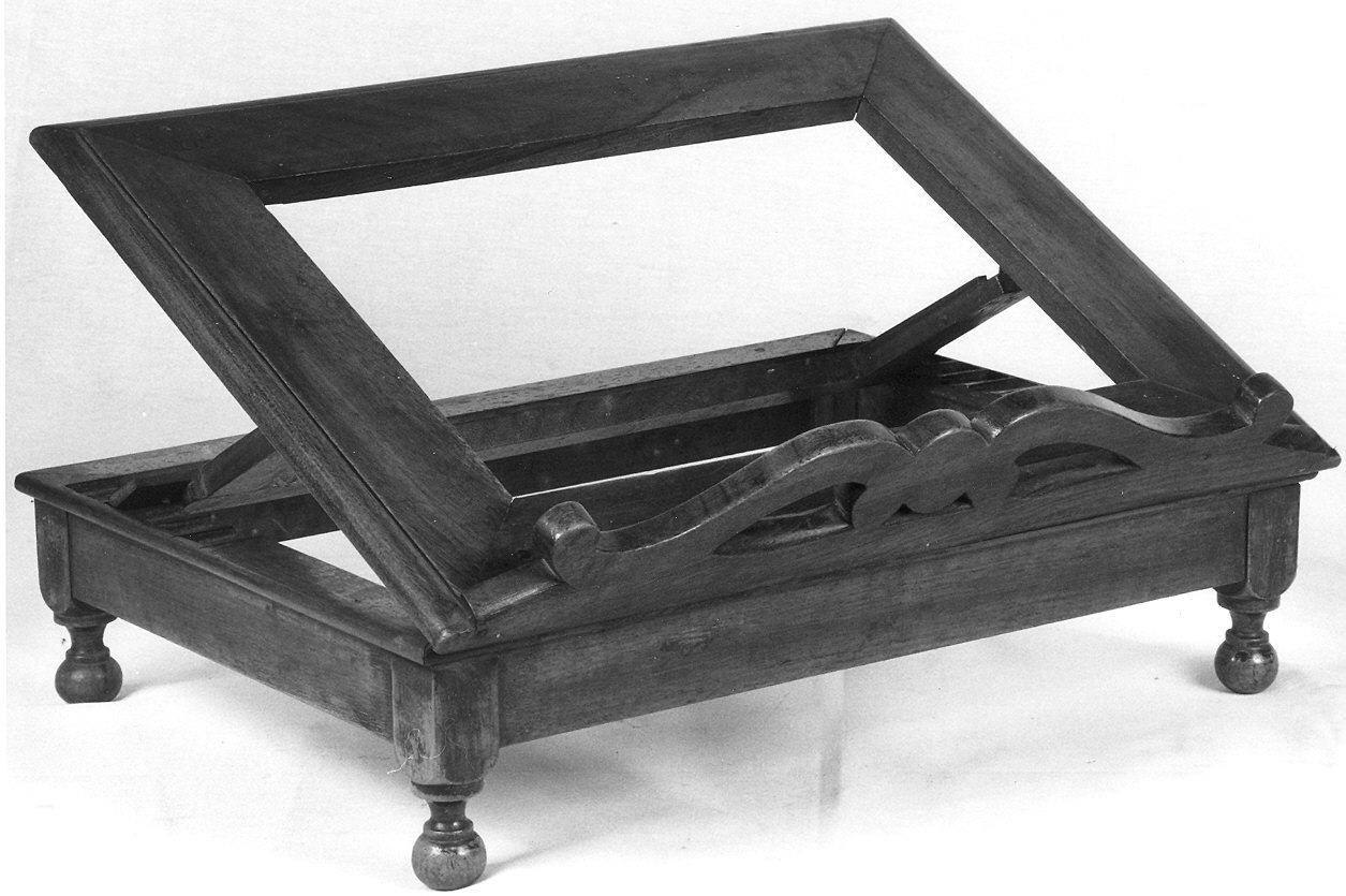 leggio d'altare - ambito parmense (fine sec. XIX)