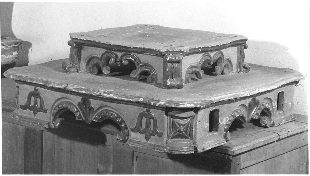 base processionale - ambito emiliano (seconda metà sec. XIX)