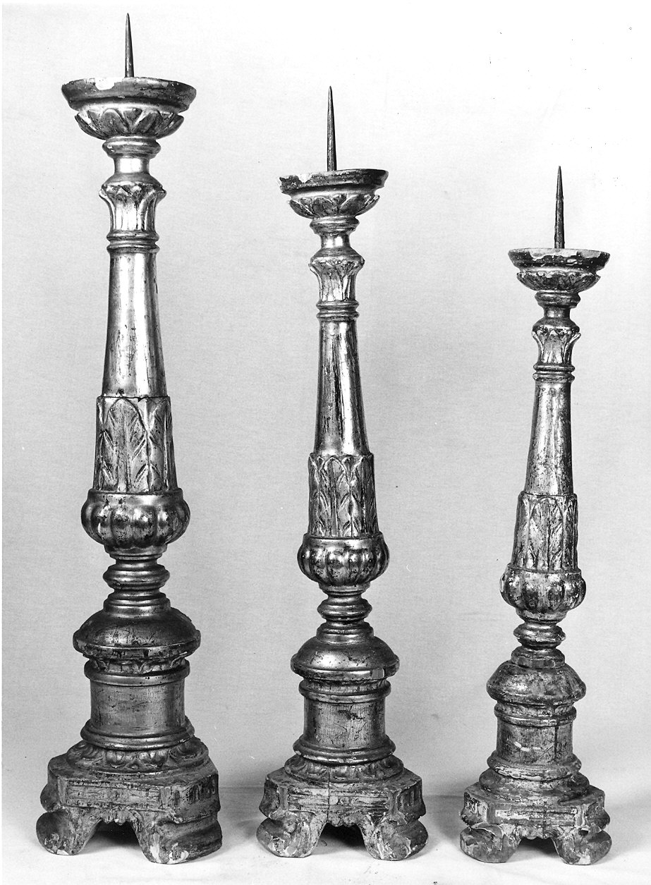 servizio d'altare, insieme - ambito parmense (inizio sec. XIX)