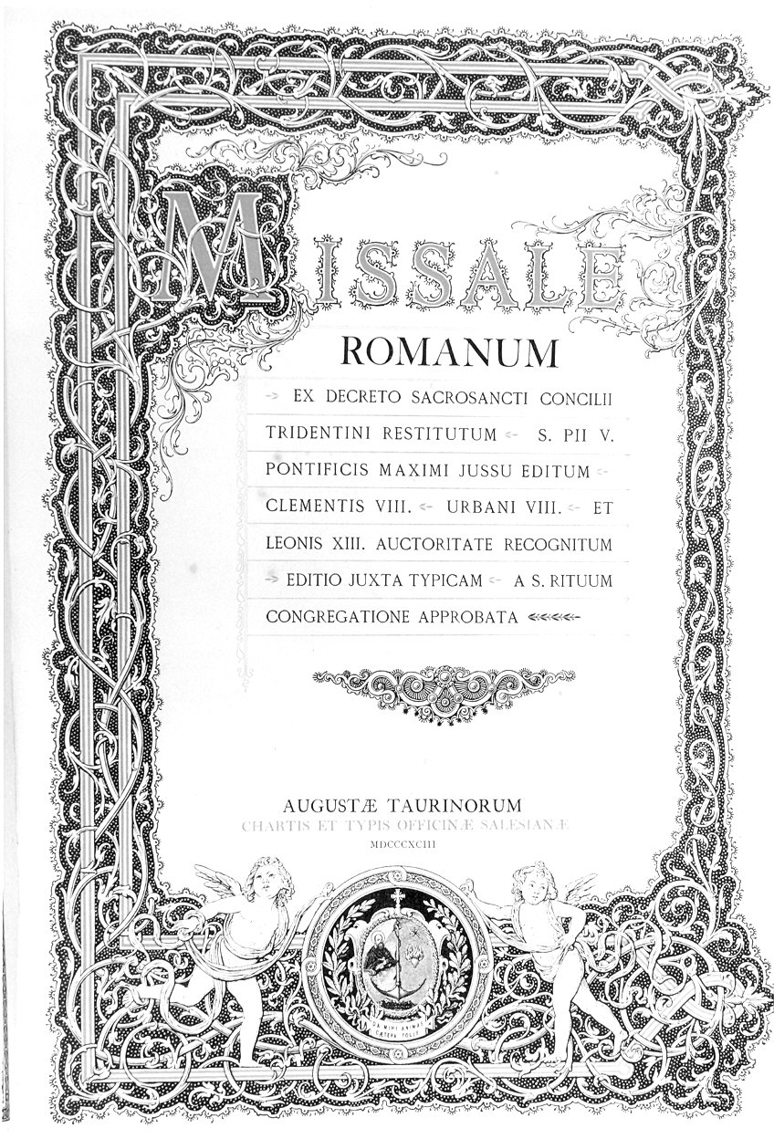 coperta di libro liturgico - ambito torinese (sec. XIX)