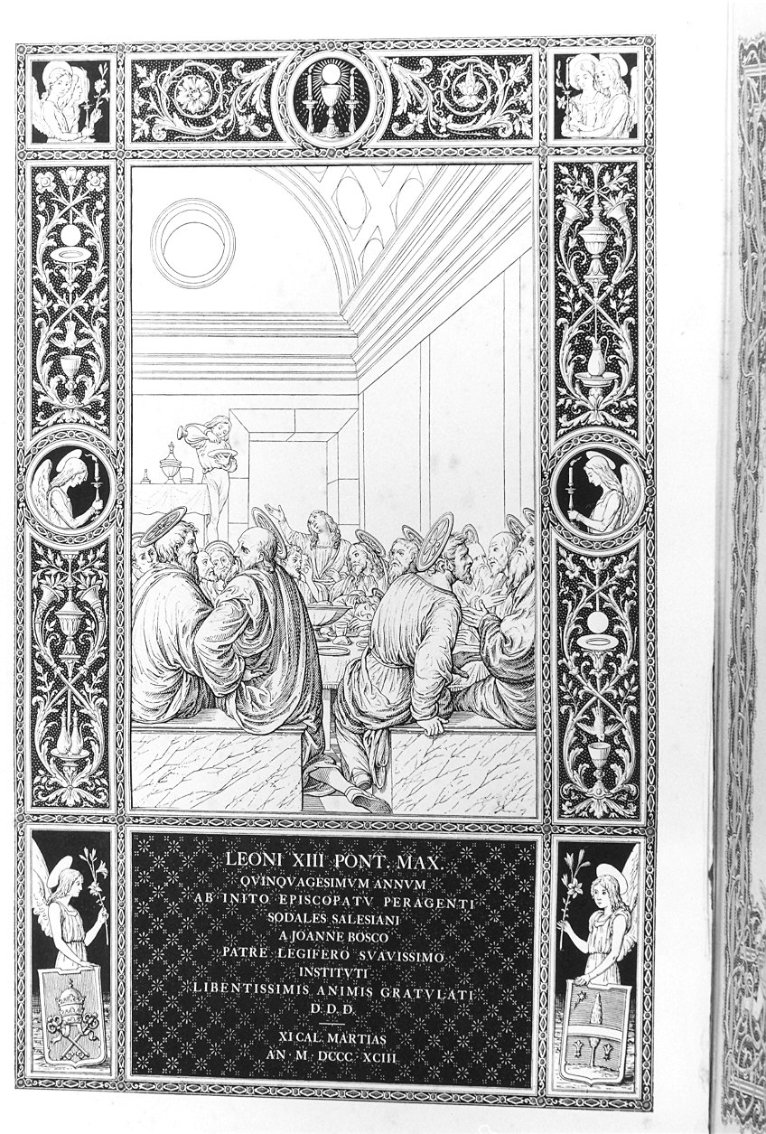coperta di libro liturgico - ambito torinese (sec. XIX)