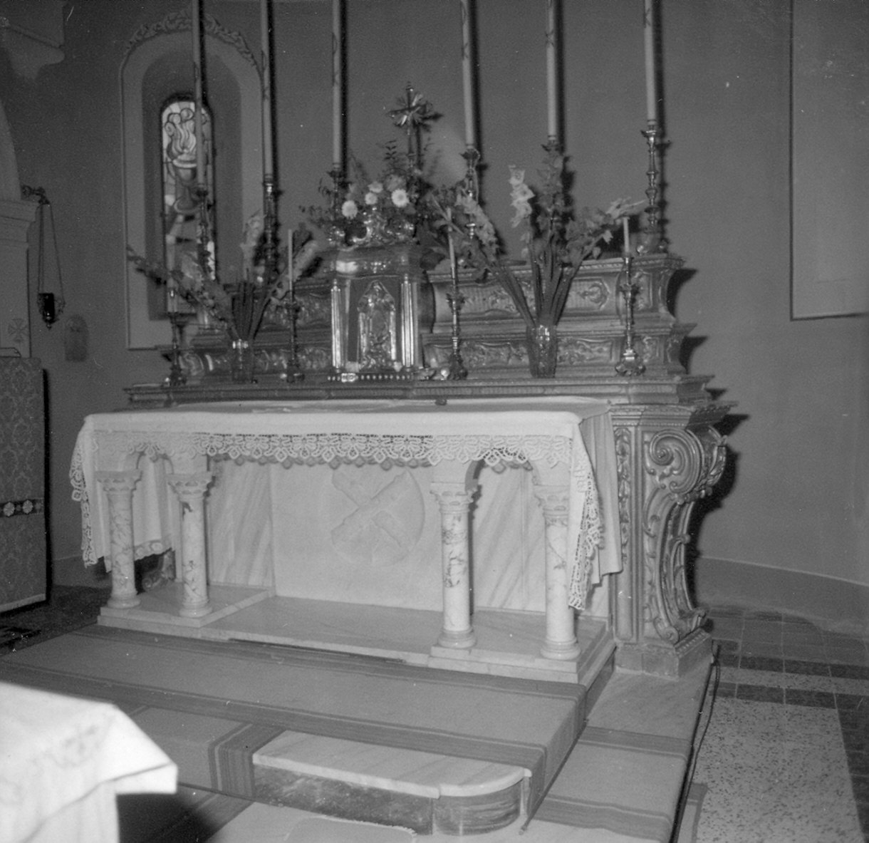 altare maggiore - ambito parmense (fine/inizio secc. XVII/ XVIII)