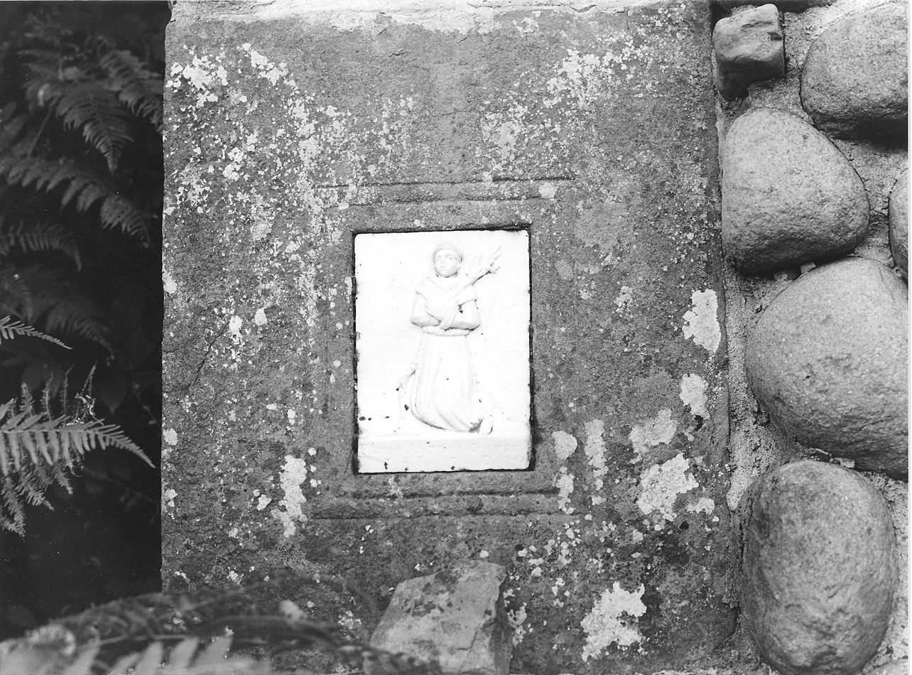 Sant'Antonio da Padova (formella) - ambito carrarese (sec. XVIII)