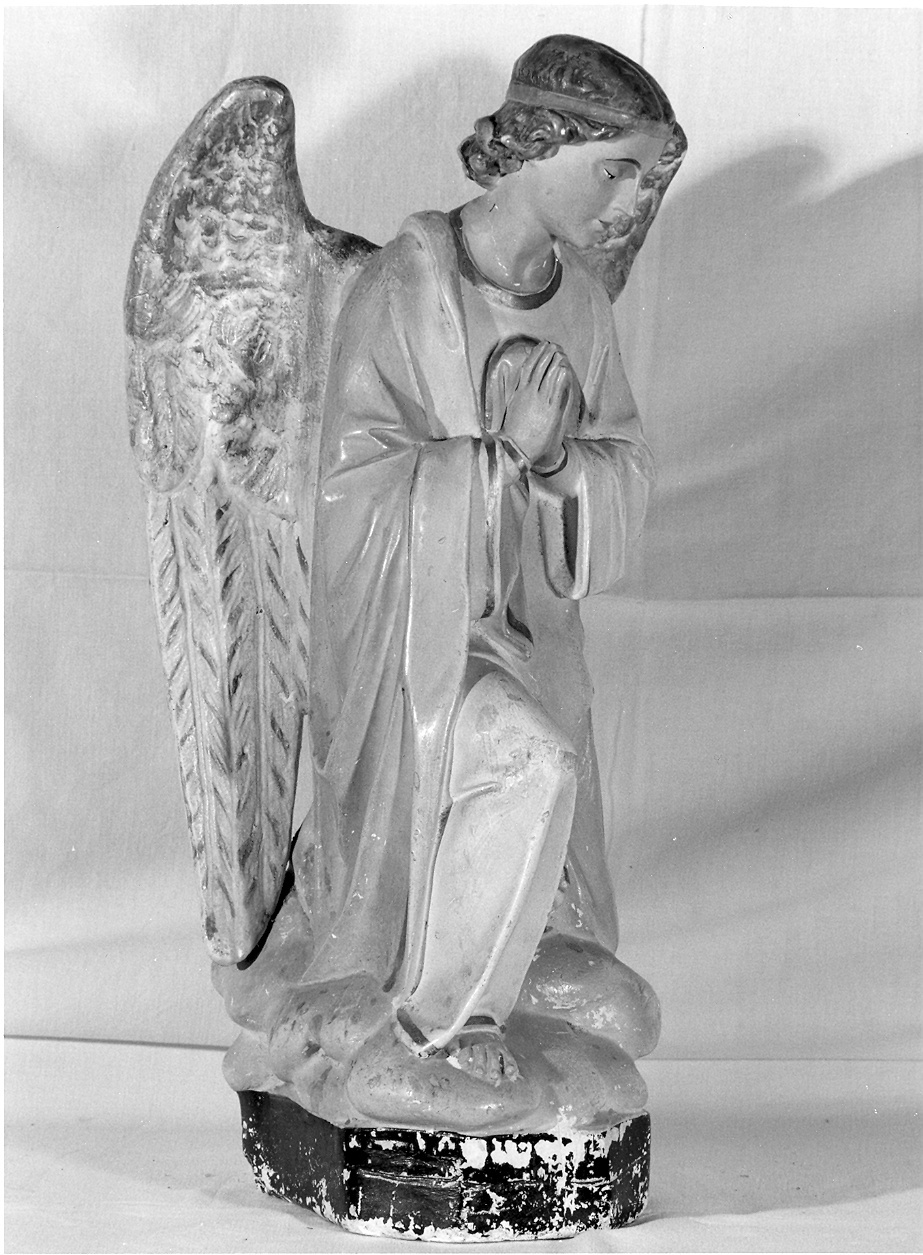 angeli adoranti (statuetta di presepio, insieme) - ambito emiliano (primo quarto sec. XX)