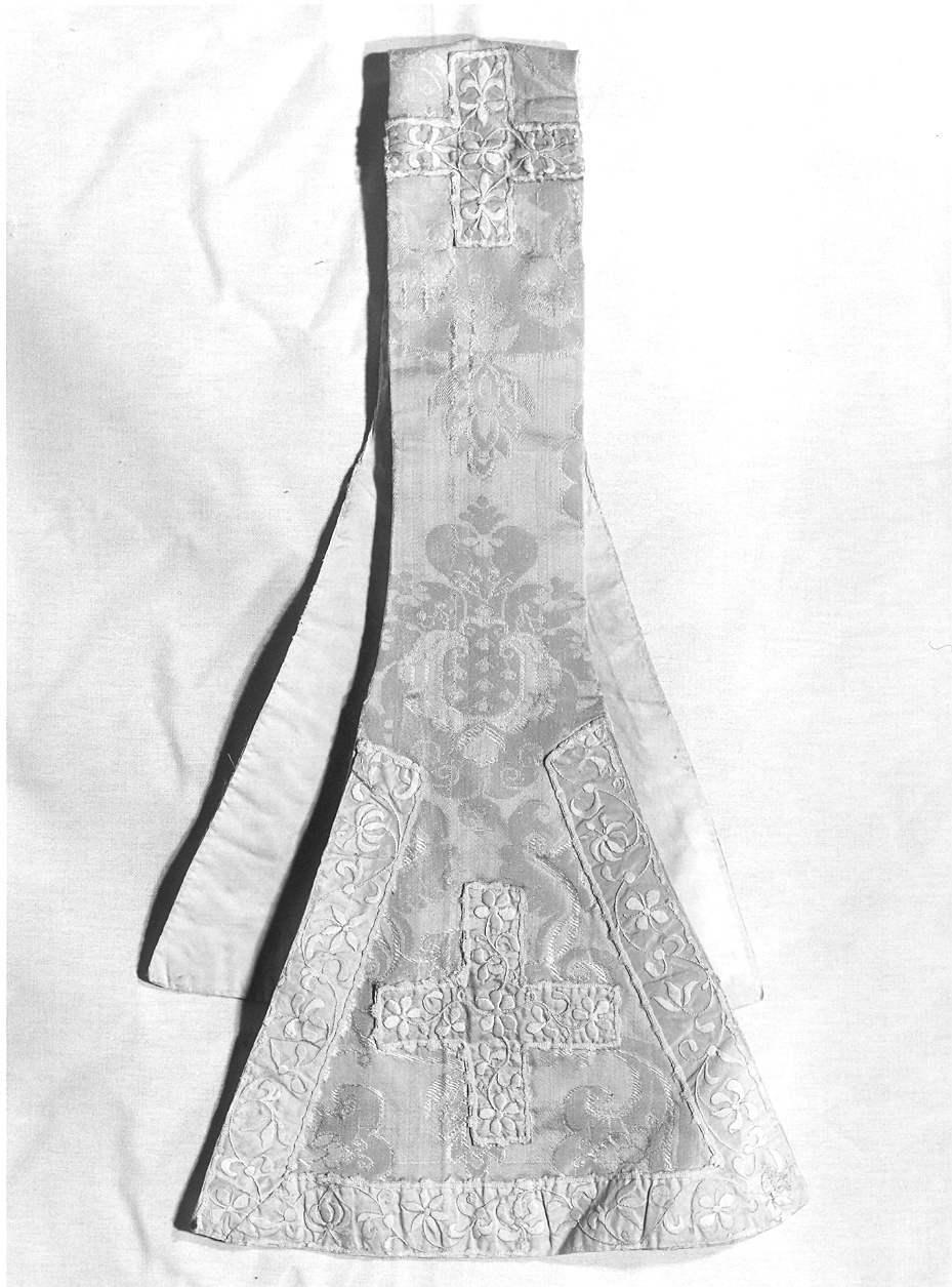 manipolo, elemento d'insieme - manifattura italiana (fine/inizio secc. XVIII/ XIX)