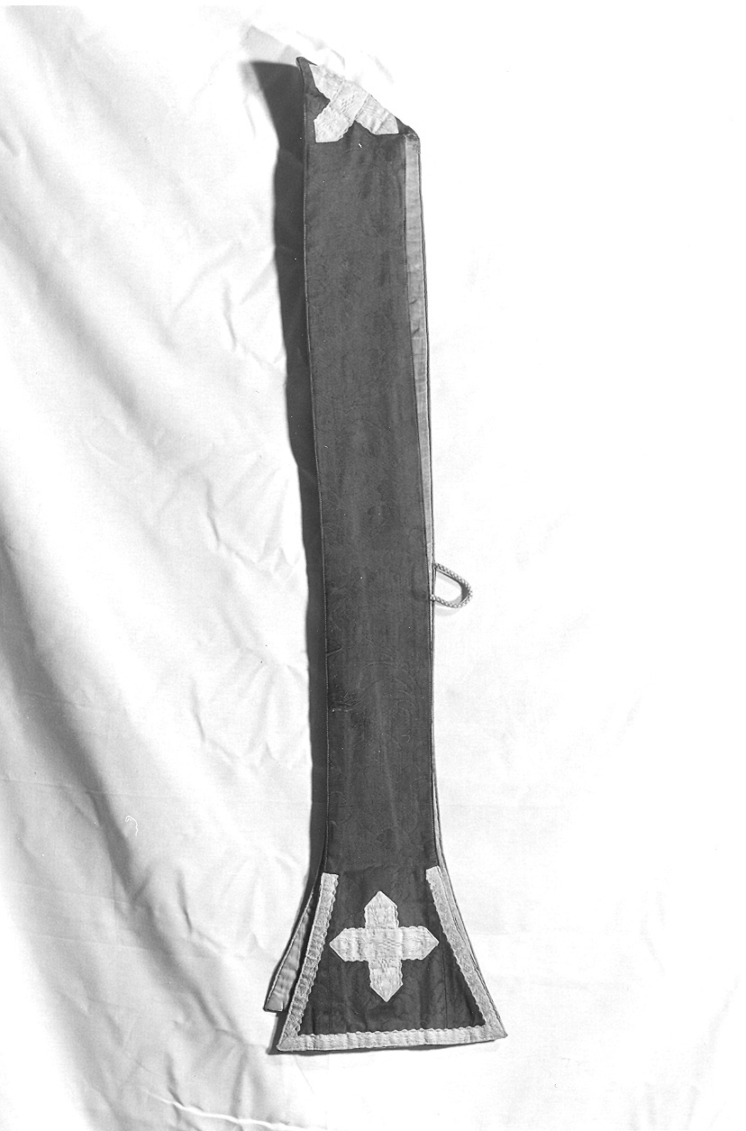 stola, elemento d'insieme - manifattura italiana (sec. XIX)