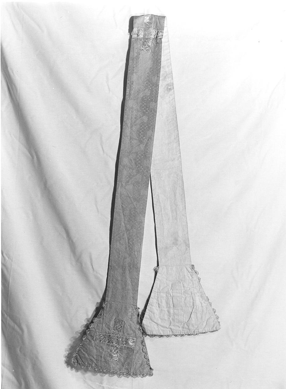 stola, elemento d'insieme - manifattura italiana (inizio sec. XIX)