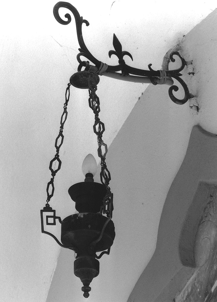 lampada pensile - ambito parmense (primo quarto sec. XIX)