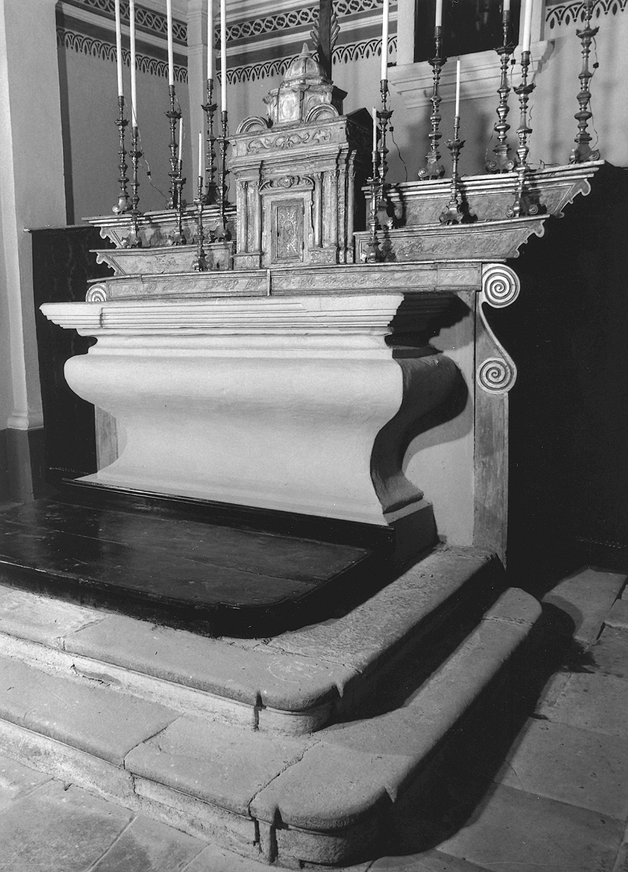 altare maggiore - ambito parmense (prima metà sec. XVII)