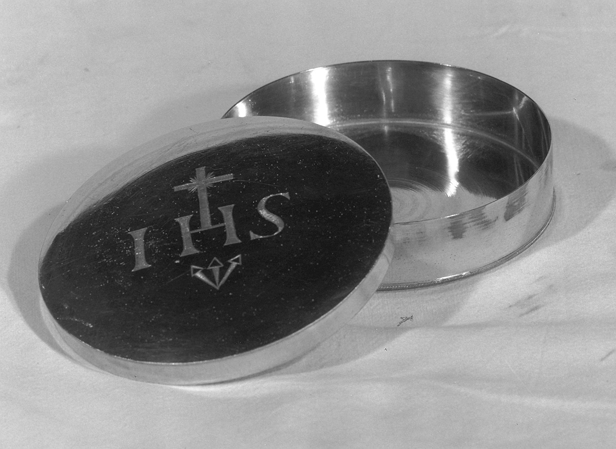 teca eucaristica - produzione parmense (primo quarto sec. XX)