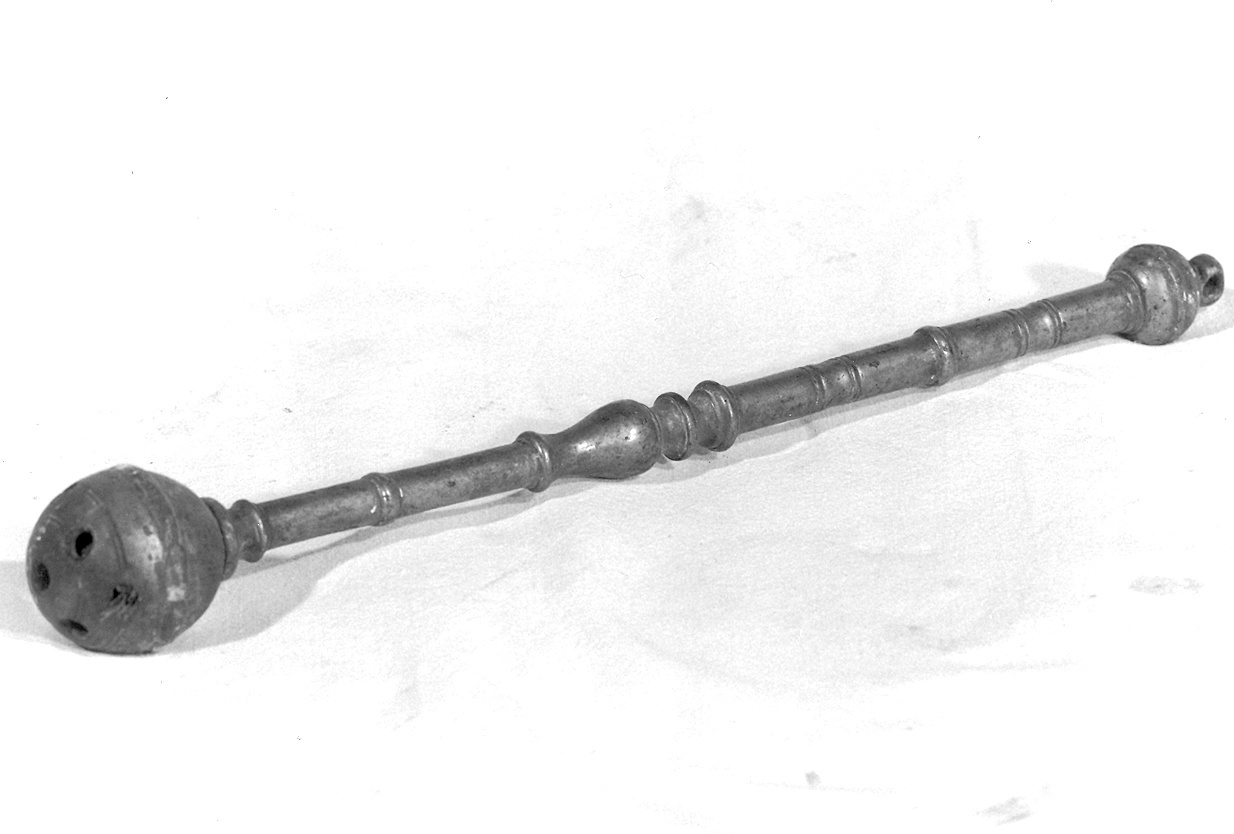 aspersorio - a pennello, elemento d'insieme - ambito parmense (fine/inizio secc. XVIII/ XIX)