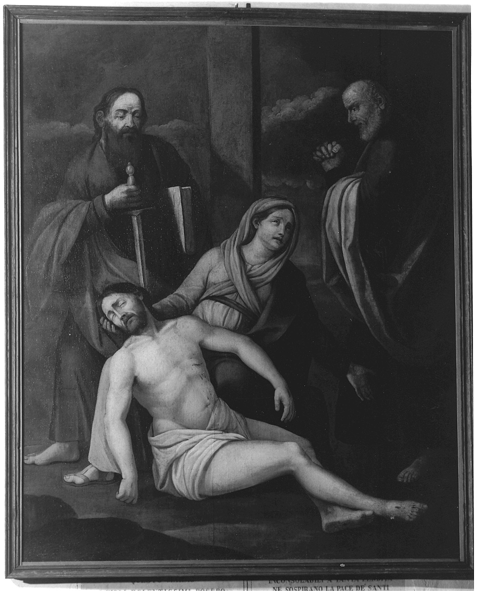 compianto sul Cristo morto (dipinto) - ambito emiliano (primo quarto sec. XVIII)