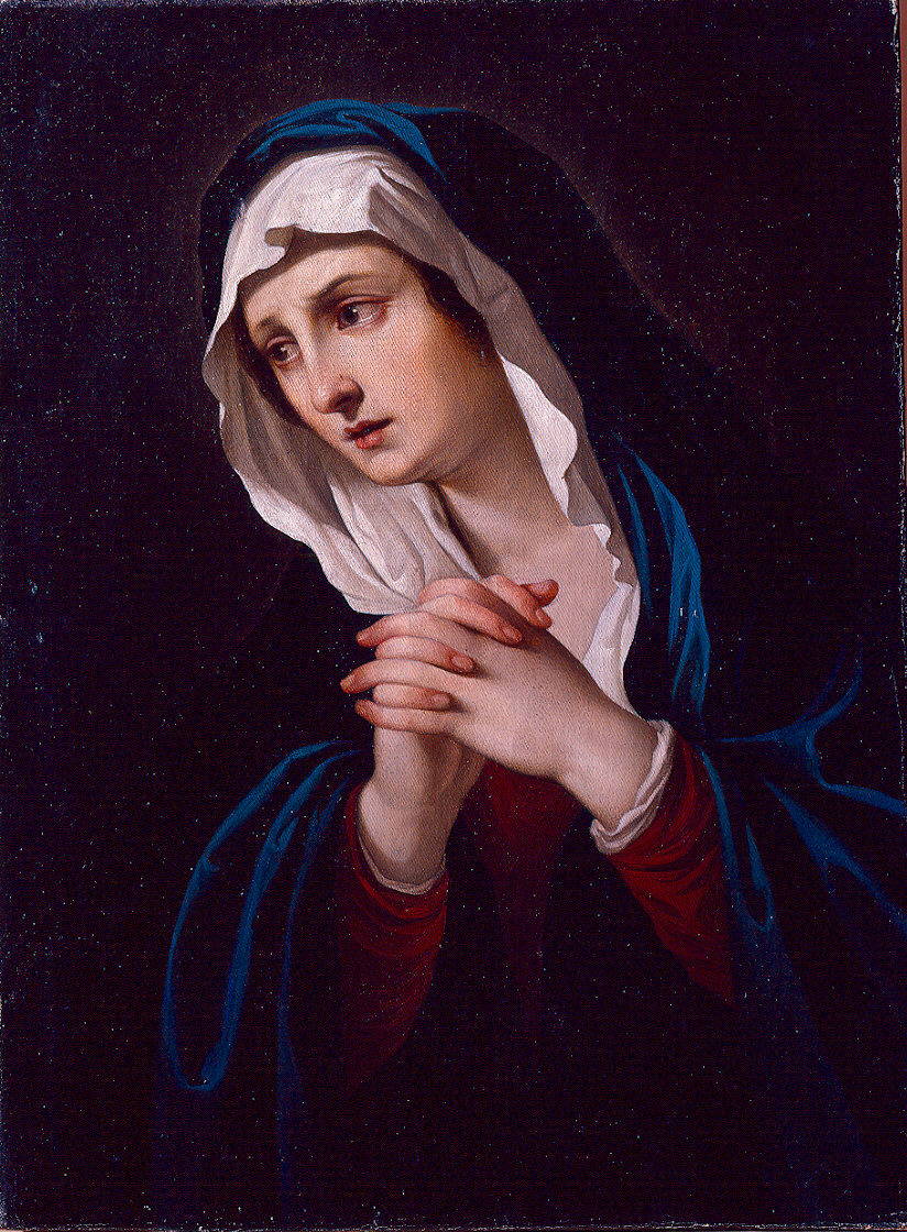 Beata Vergine addolorata (dipinto) di Bissoli Giuseppe (sec. XIX)