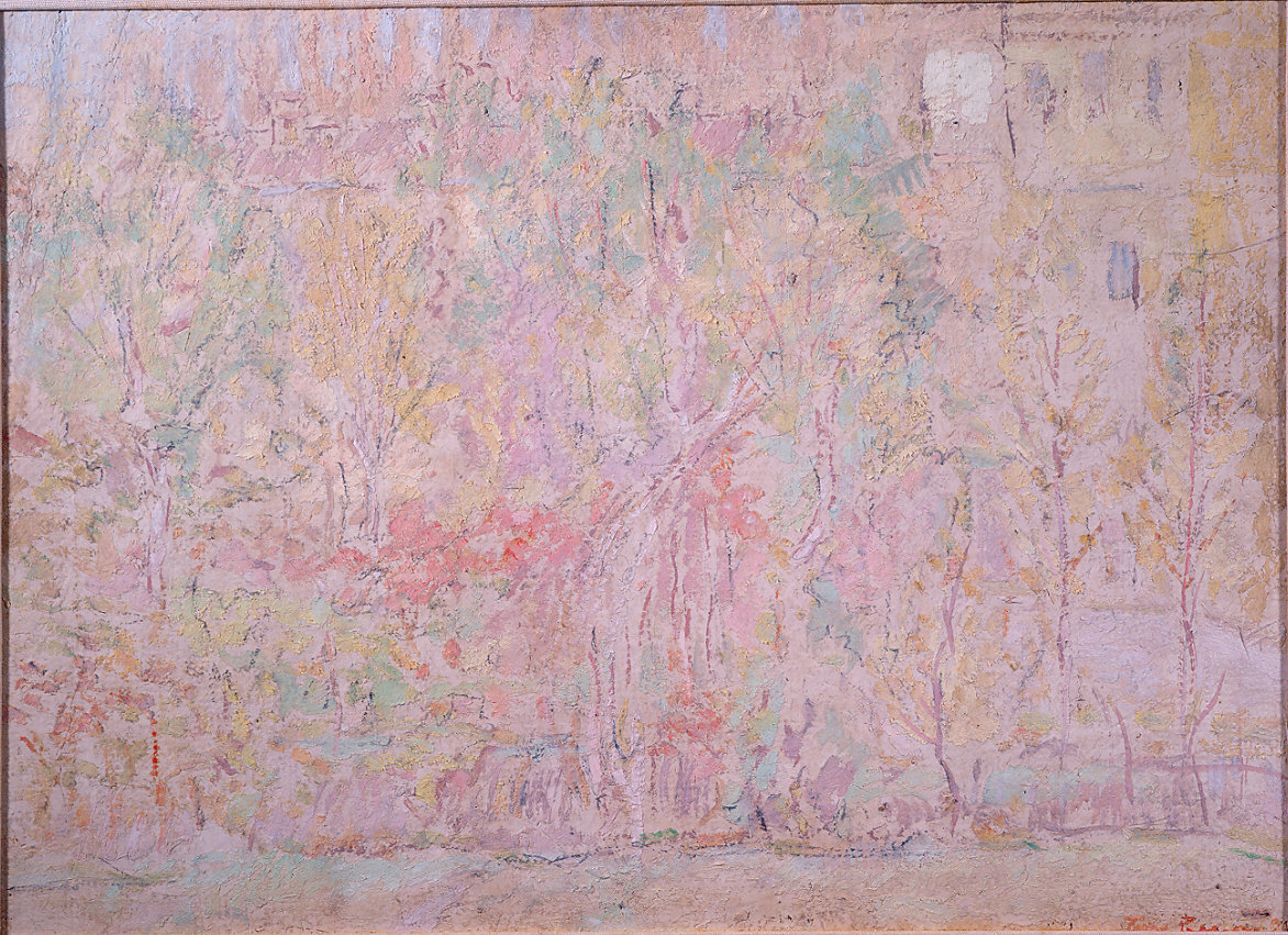 paesaggio (dipinto) di Pelloni Tino (sec. XX)