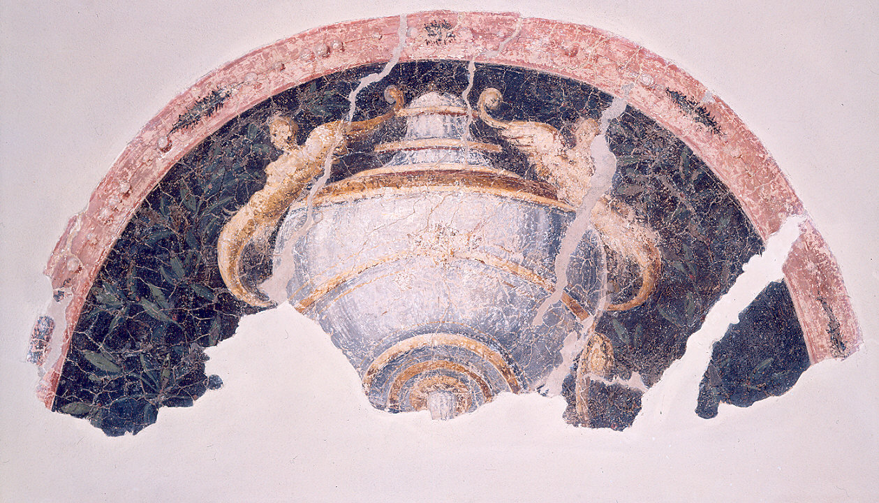 Vaso ansato (lunetta, elemento d'insieme) di Baglione Cesare (cerchia) (ultimo quarto sec. XVI)