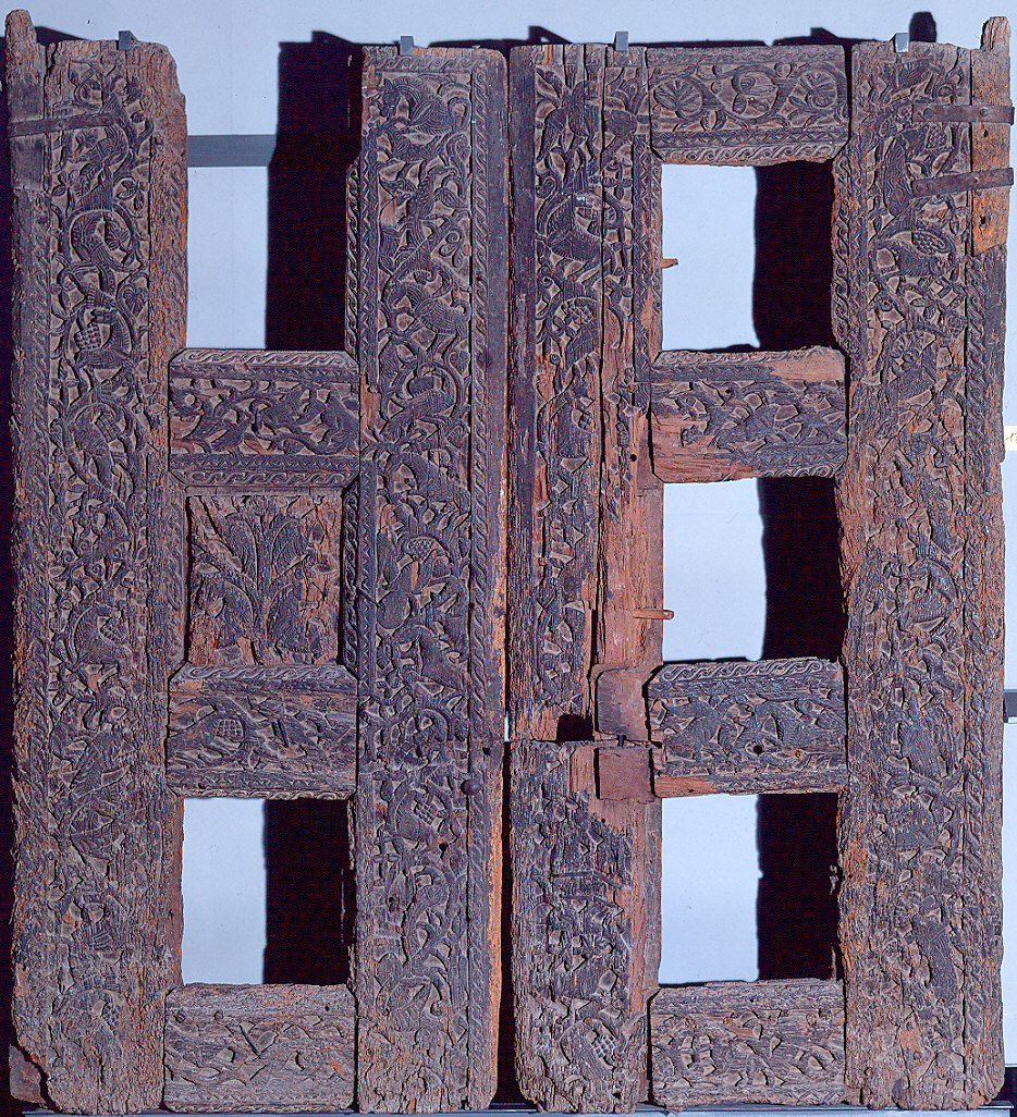 porta - a due battenti - ambito parmense (inizio sec. XII)