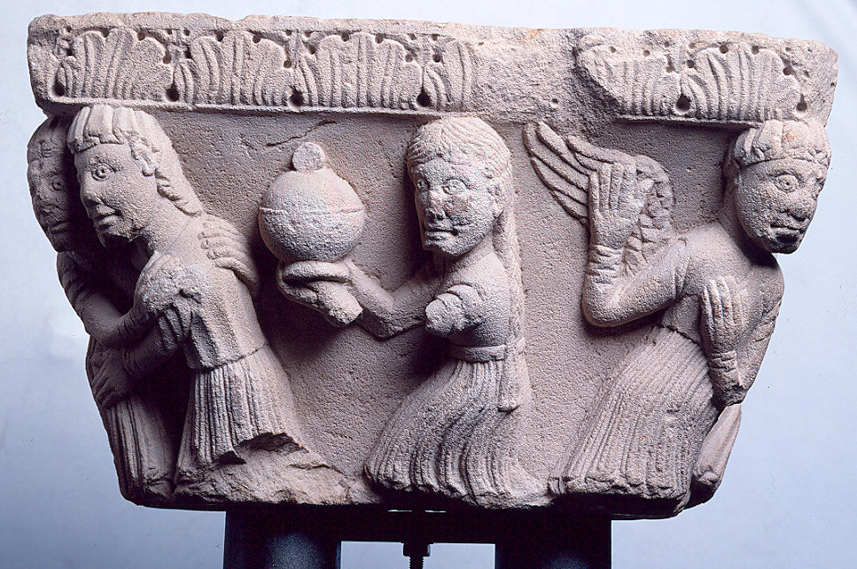 storie della vita della Madonna (capitello) - ambito padano (fine/inizio secc. XII/ XIII)