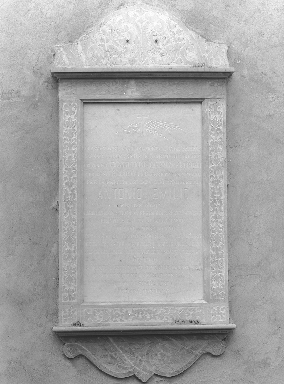 cenotafio - ambito parmense (sec. XX)