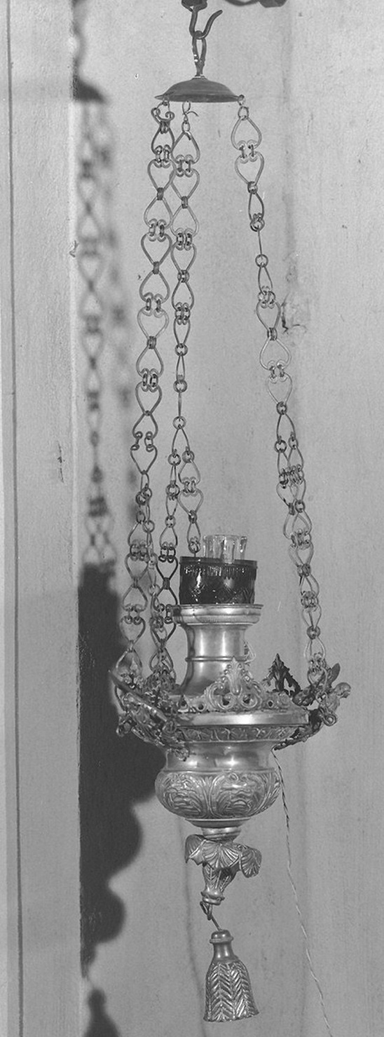 lampada pensile - ambito parmense (ultimo quarto sec. XIX)