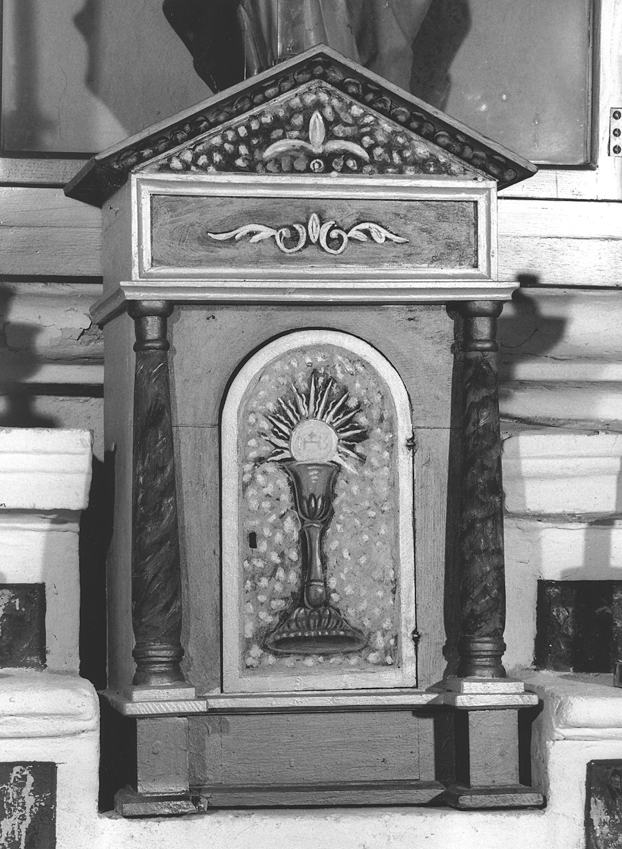 tabernacolo - a tempietto - ambito parmense (metà sec. XIX)